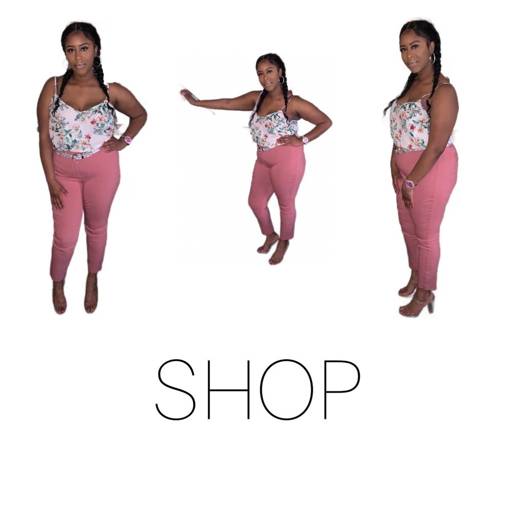PANTS - Dusty Rose Skinny Pants